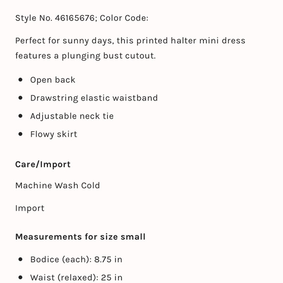 Free People Beach Day Backless Halter Dress NWT - Picture 4 of 7